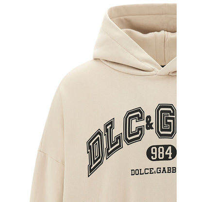 Dolce & Gabbana Beige Cotton Sweatshirt