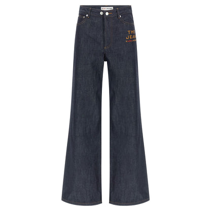 A.P.C. Blue Cotton Straight-Leg Jeans