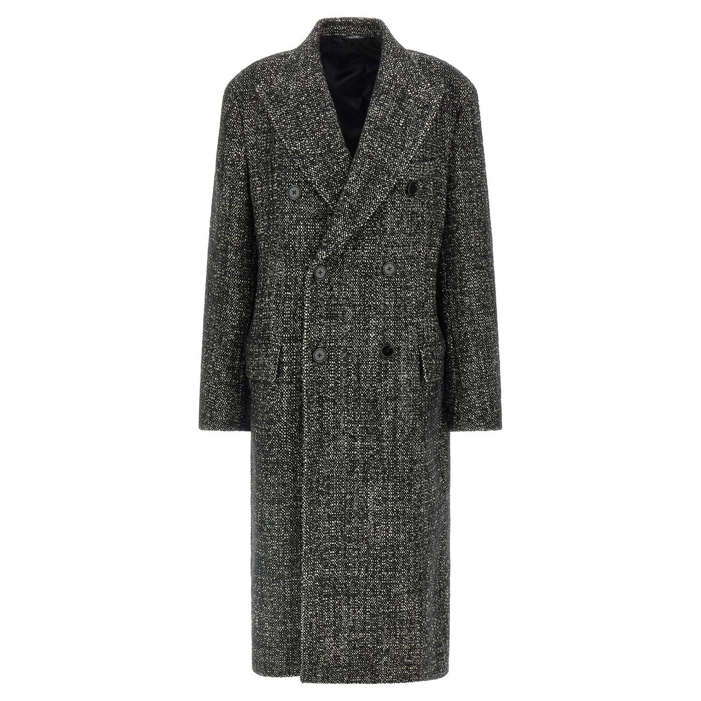 Dolce & Gabbana Bicolor Polyamide Coat