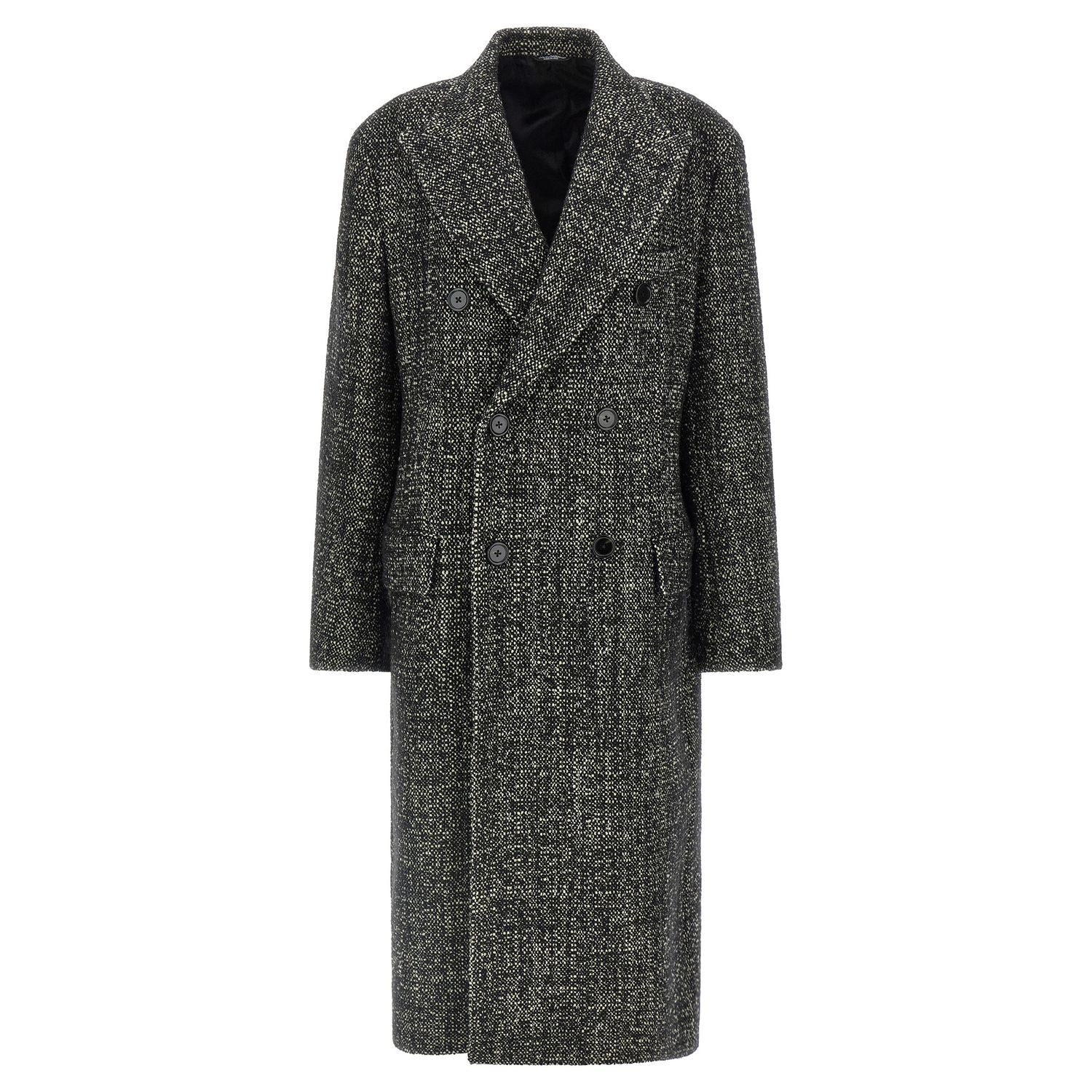 Dolce & Gabbana Bicolor Polyamide Coat