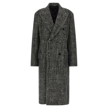 Dolce & Gabbana Bicolor Polyamide Coat