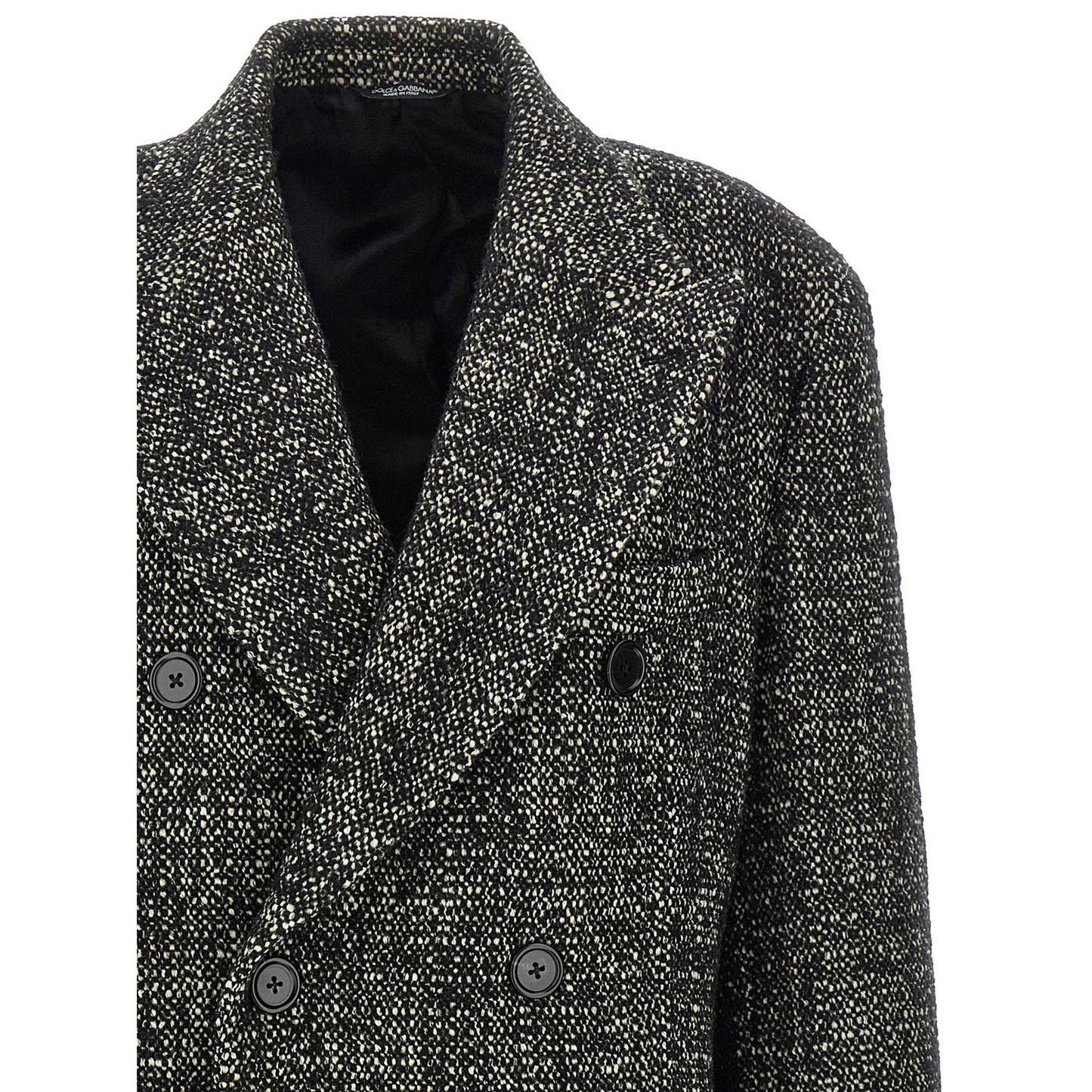 Dolce & Gabbana Bicolor Polyamide Coat