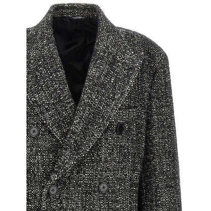 Dolce & Gabbana Bicolor Polyamide Coat