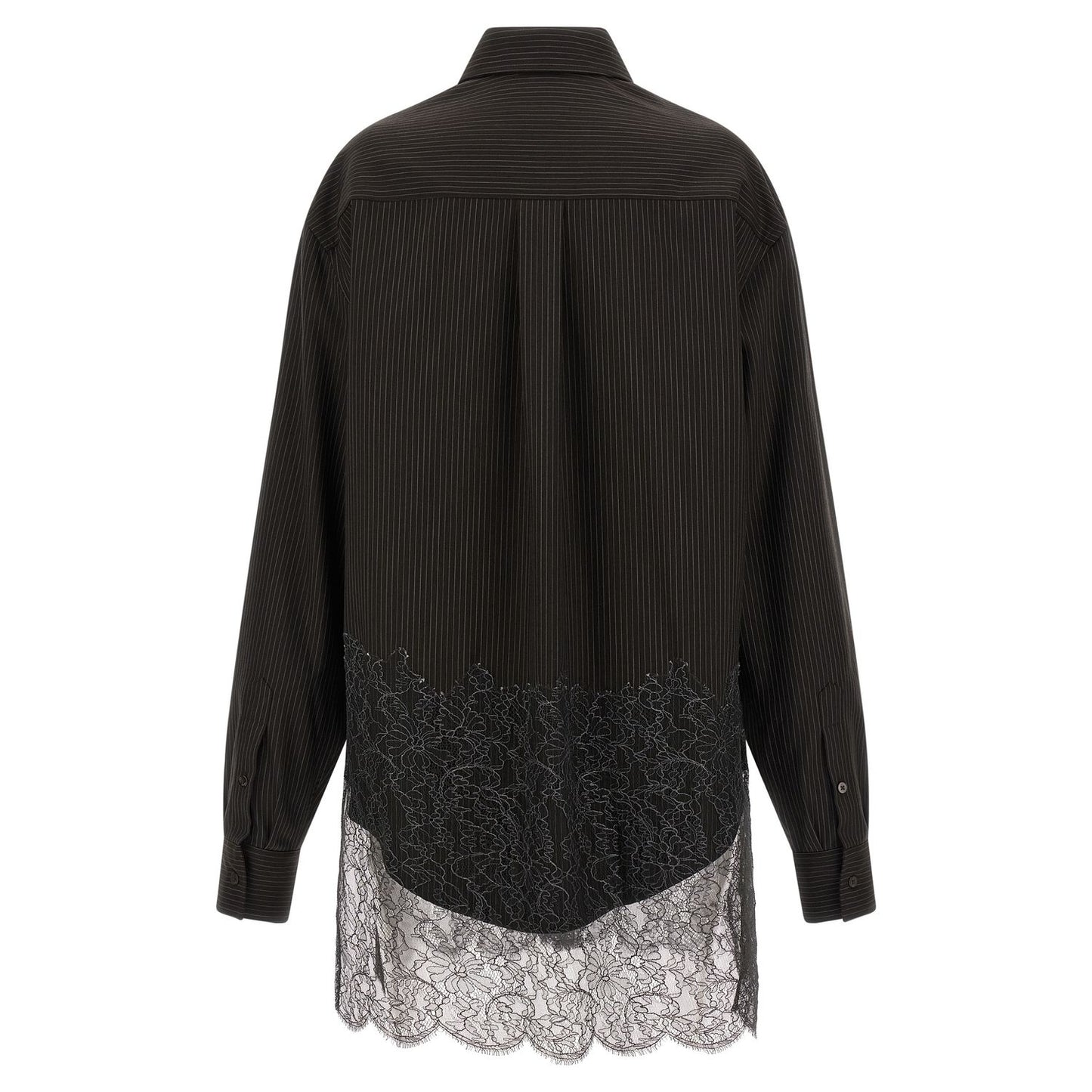 Fendi Brown Virgin Wool Blouse
