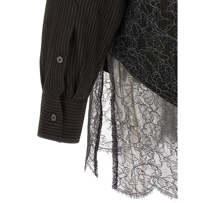 Fendi Brown Virgin Wool Blouse