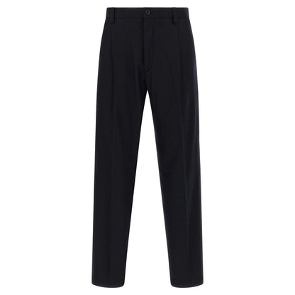 Department 5 Blue Wool Casual Pants