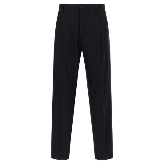 Department 5 Blue Wool Casual Pants