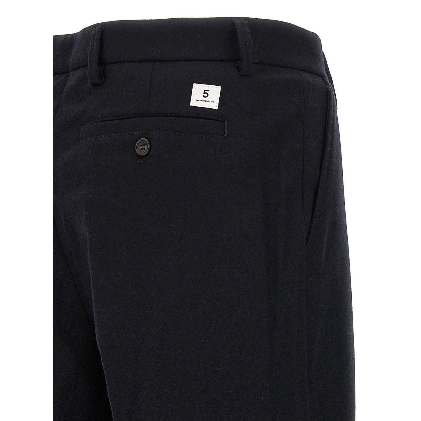 Department 5 Blue Wool Casual Pants
