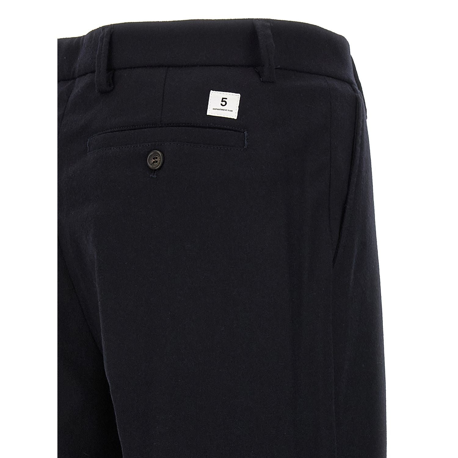 Department 5 Blue Wool Casual Pants