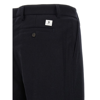 Department 5 Blue Wool Casual Pants