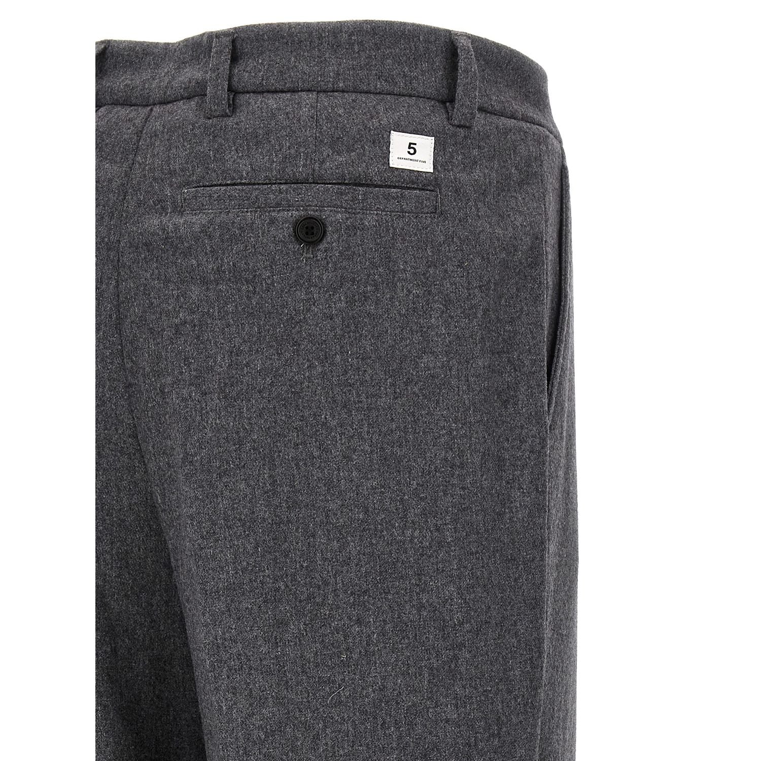 Department 5 Gray Wool Casual Pants