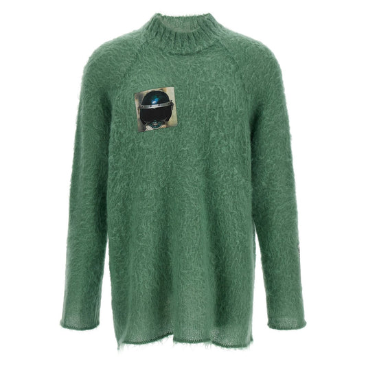 Undercover Bicolor Wool Cardigan