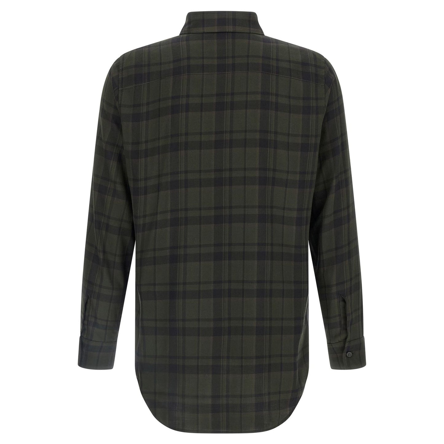 Saint Laurent Bicolor Cotton Blouse