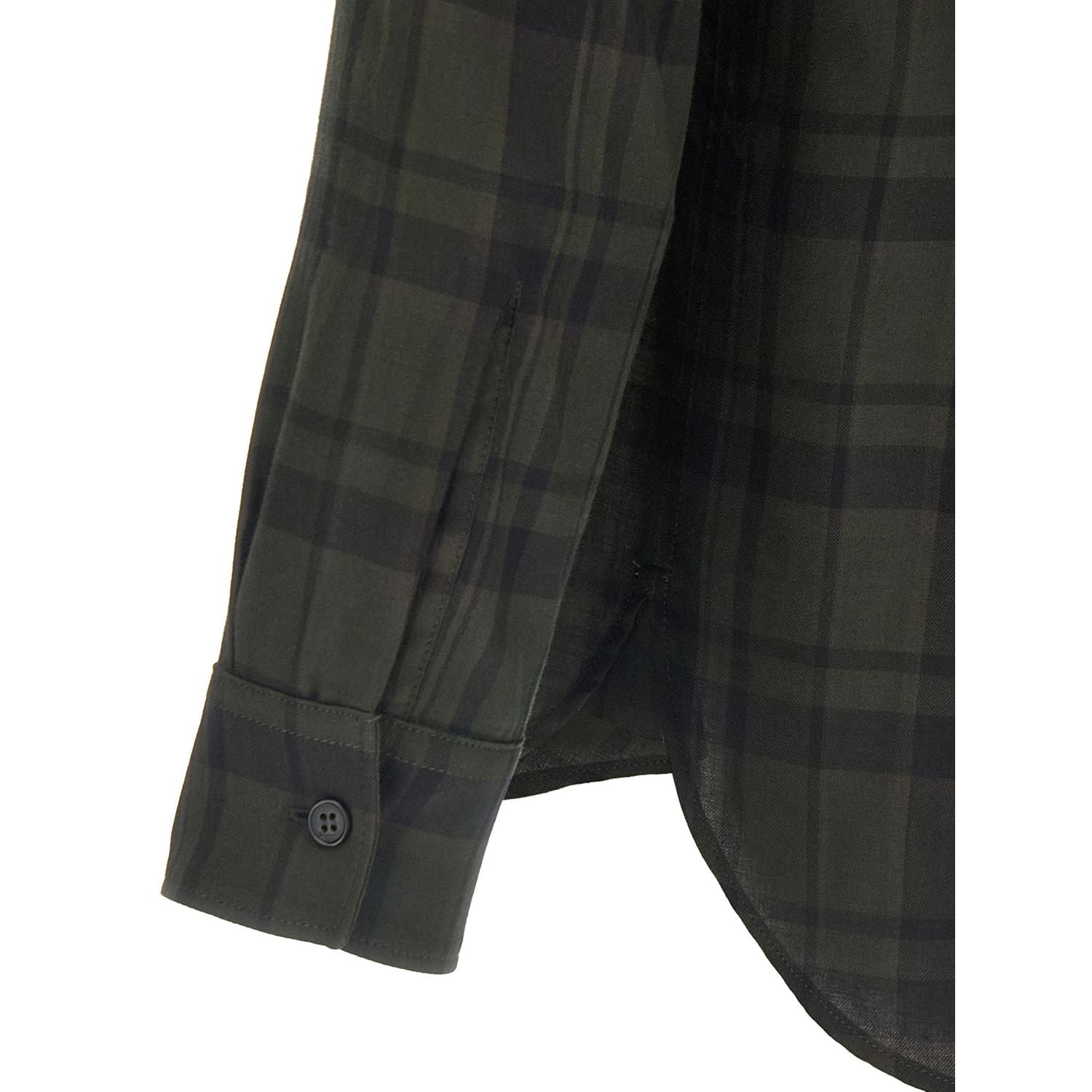 Saint Laurent Bicolor Cotton Blouse