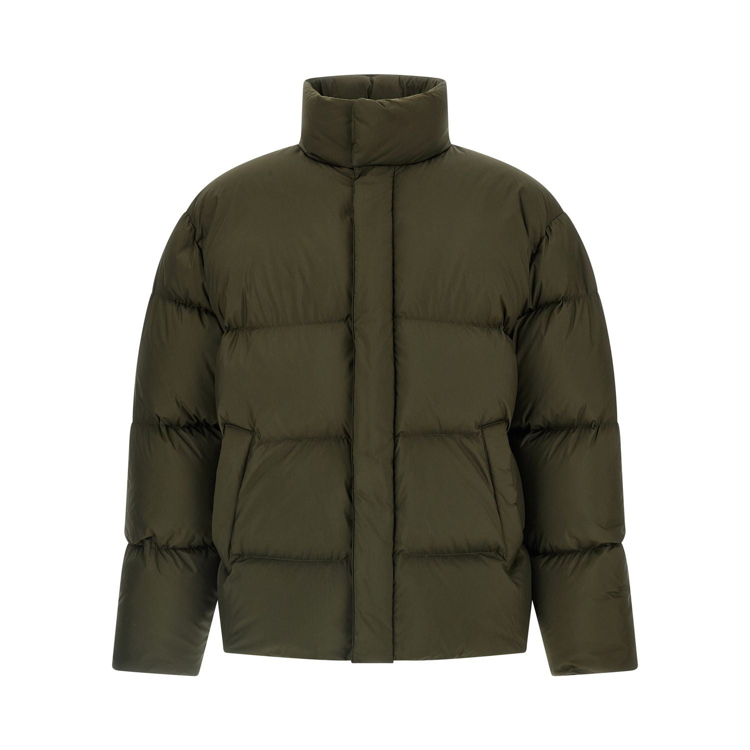 Saint Laurent Bicolor Polyester Full-Length Jacket