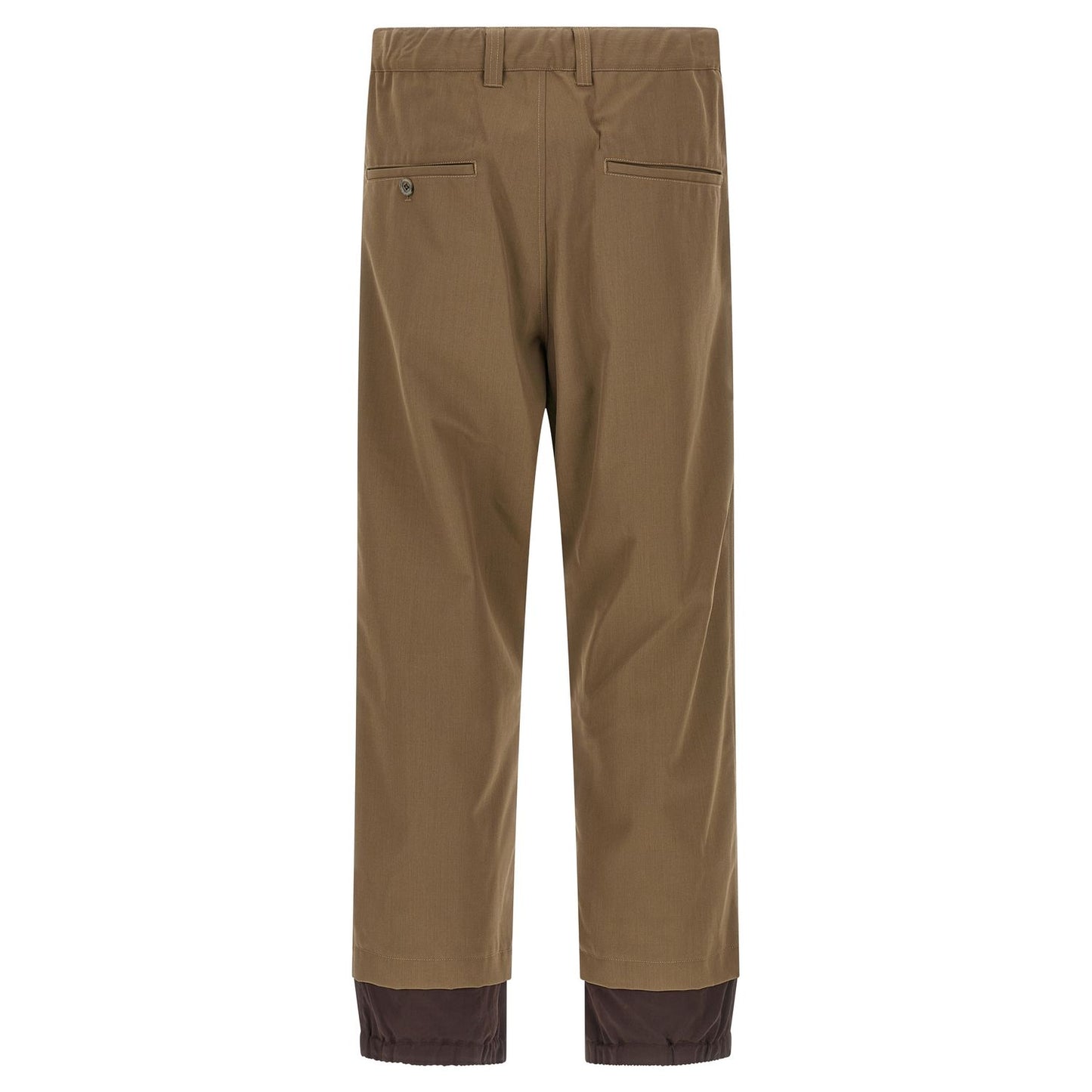 Maison Mihara Yasuhiro Bicolor Polyester Casual Pants