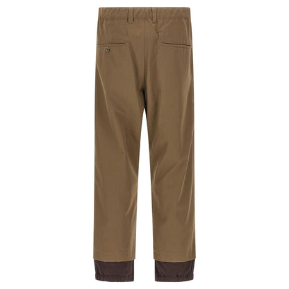 Maison Mihara Yasuhiro Bicolor Polyester Casual Pants