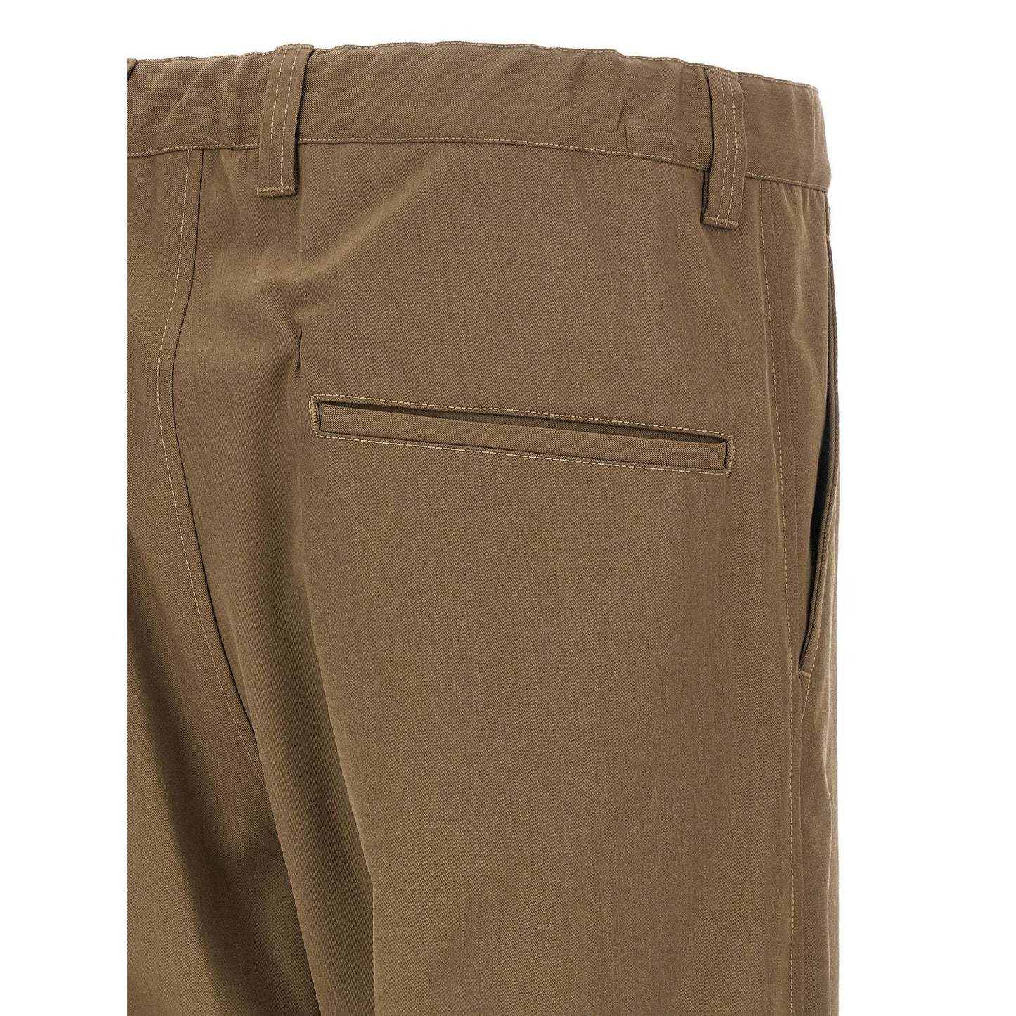 Maison Mihara Yasuhiro Bicolor Polyester Casual Pants