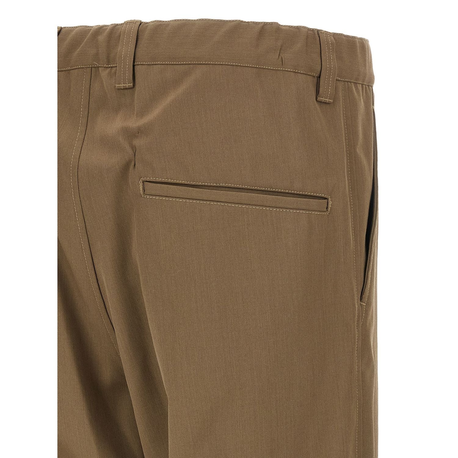 Maison Mihara Yasuhiro Bicolor Polyester Casual Pants