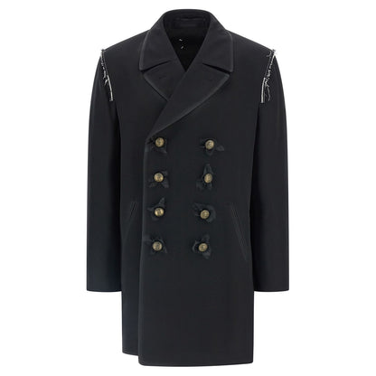 Maison Margiela Black Wool Coat