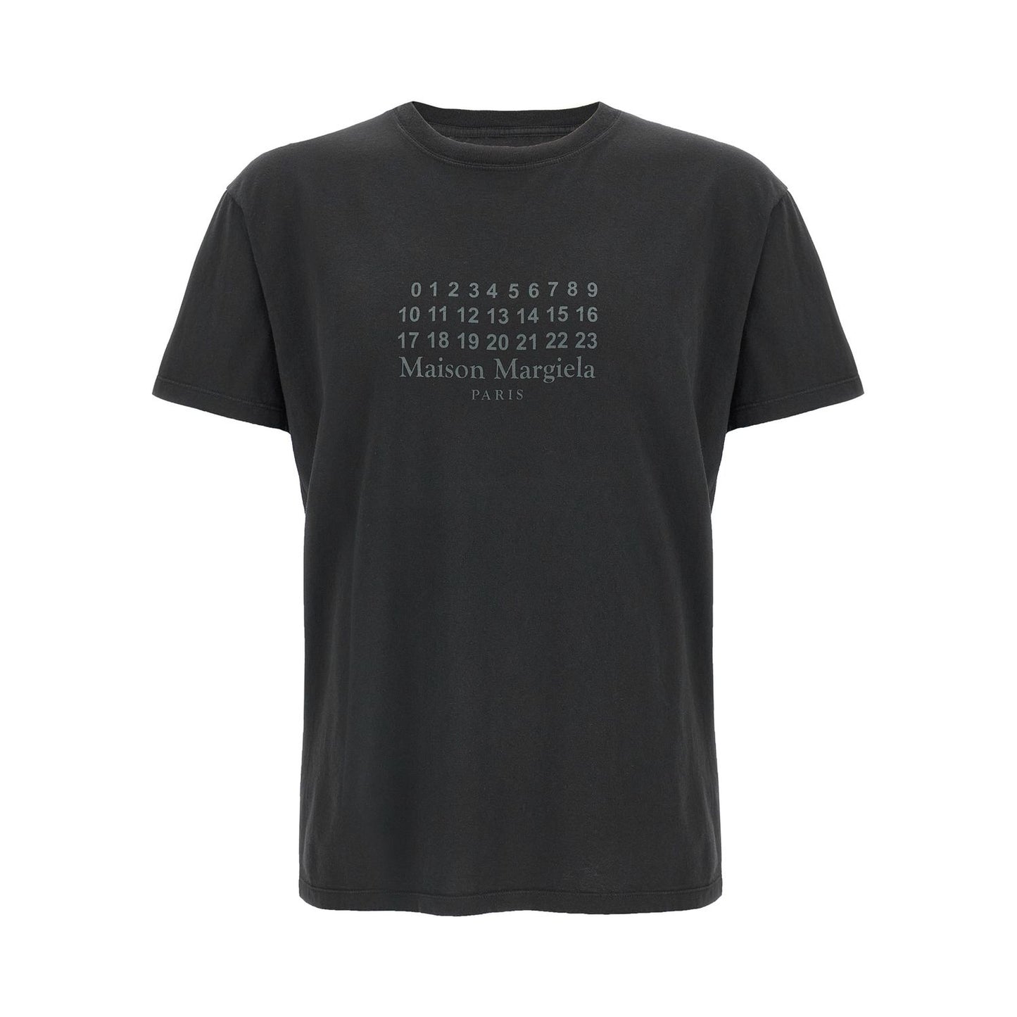 Maison Margiela Black Cotton T-Shirt