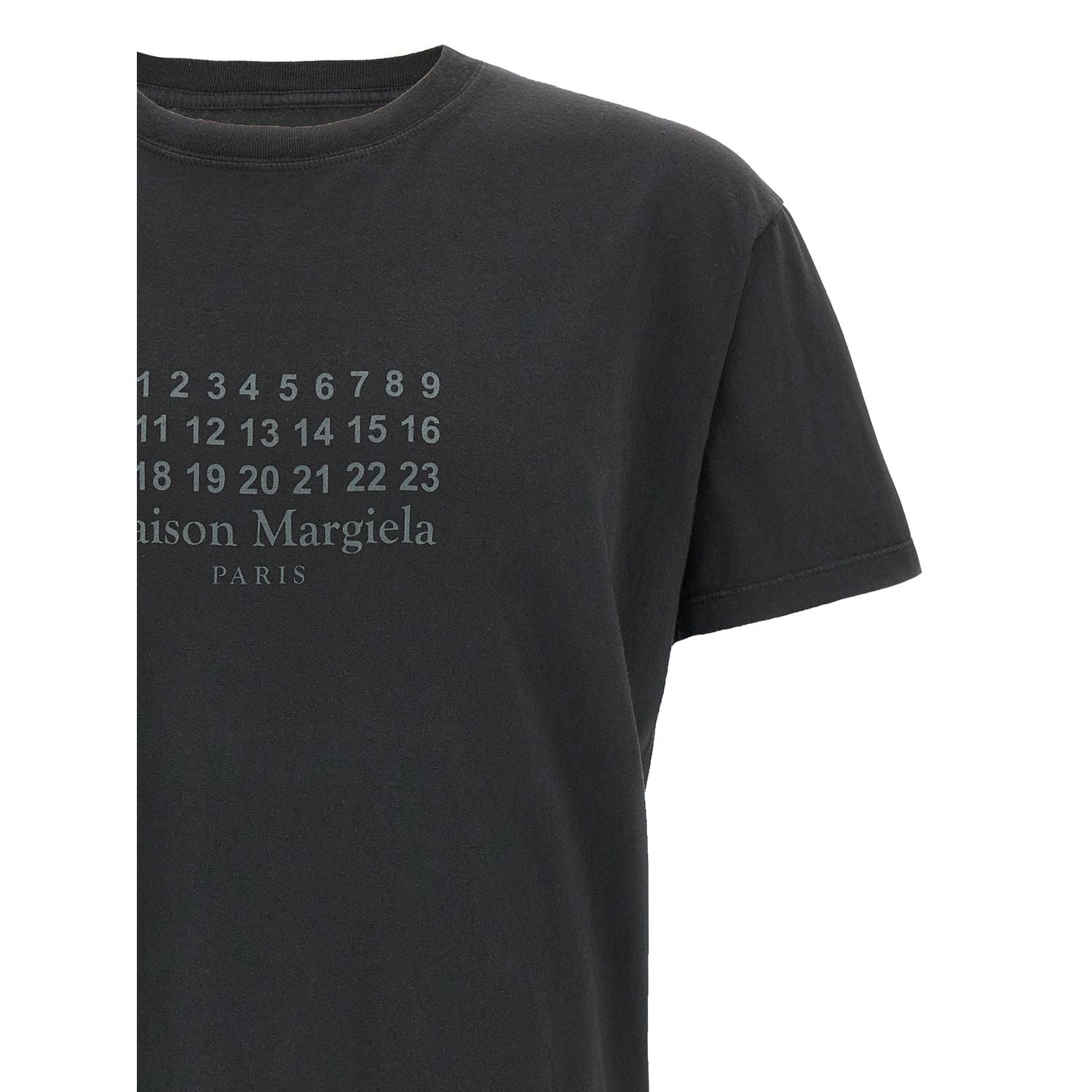 Maison Margiela Black Cotton T-Shirt