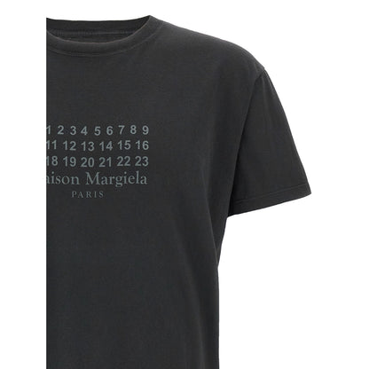 Maison Margiela Black Cotton T-Shirt
