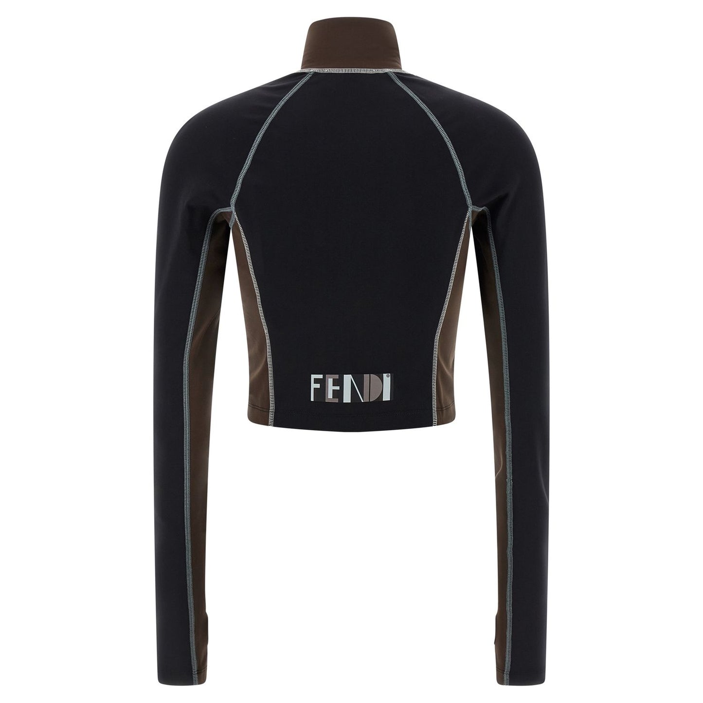 Fendi Black Polyamide Top