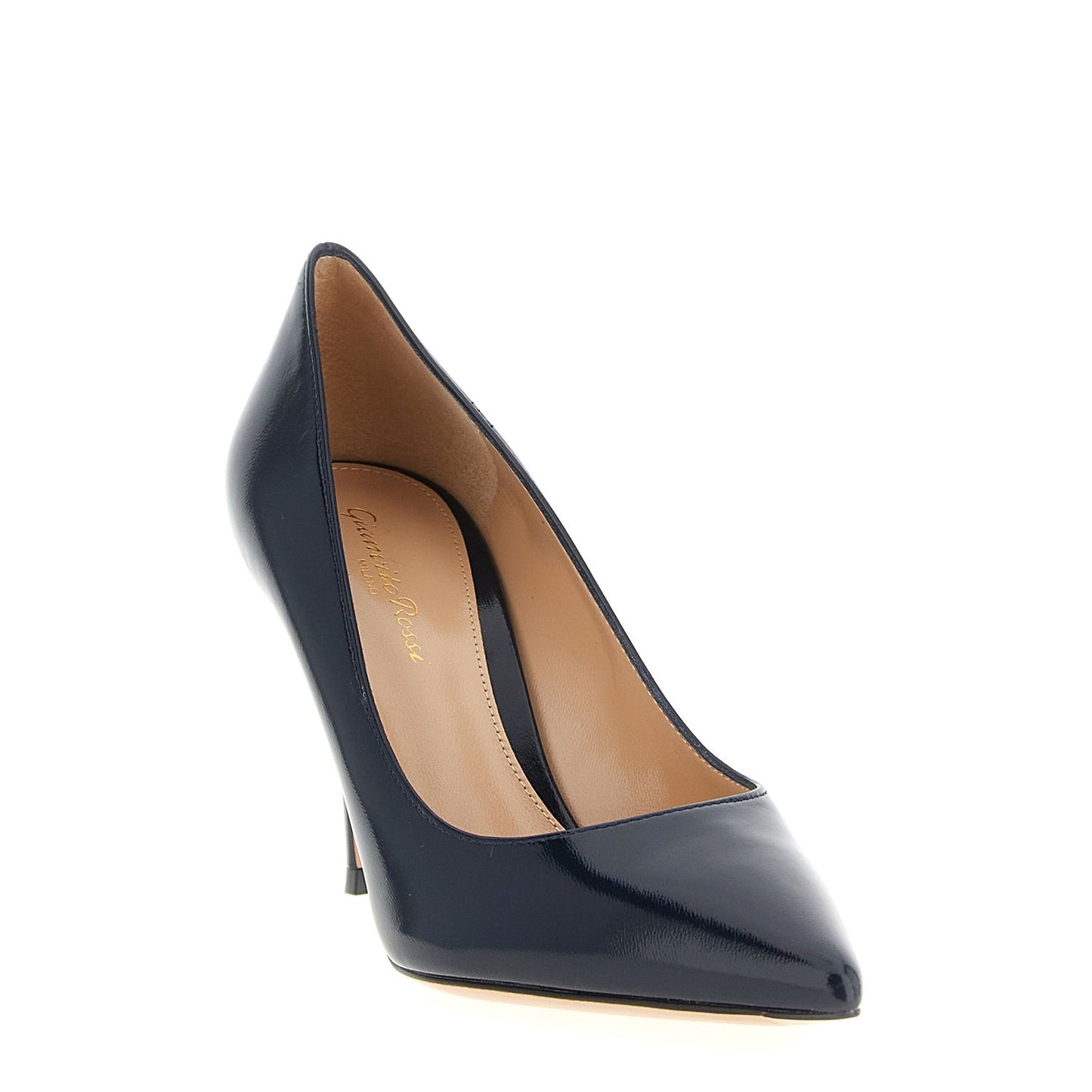 Gianvito Rossi Blue Lamb Leather High Heel Pumps