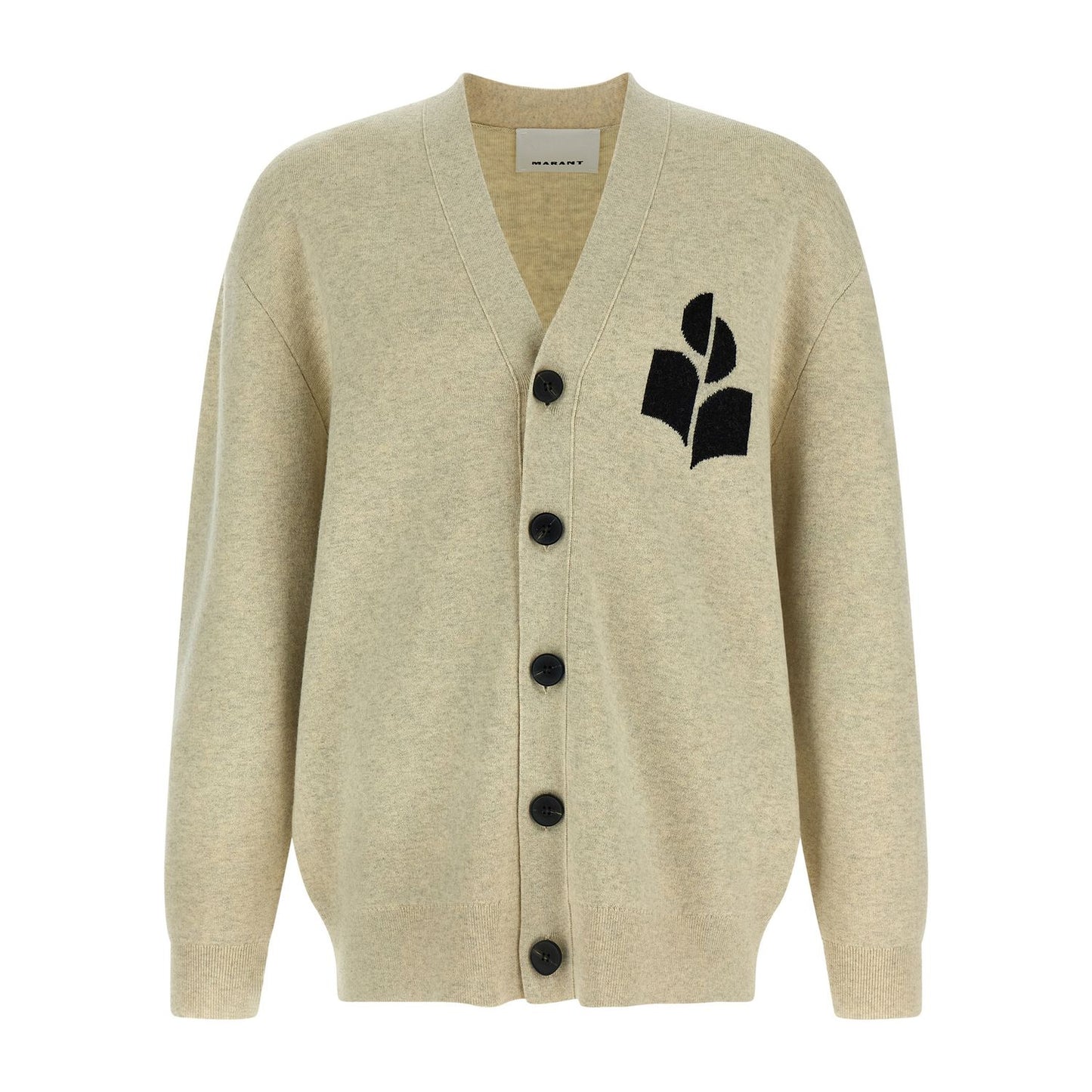Isabel Marant Gray Cotton Cardigan