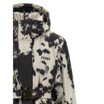 Fendi Multicolor Polyester Shell Jacket