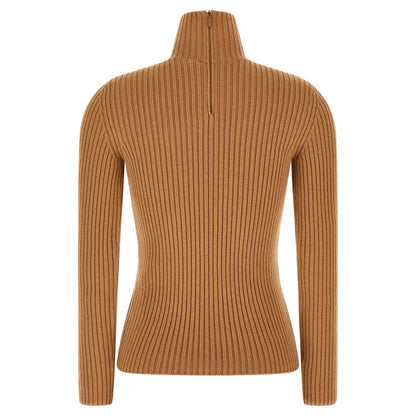 Max Mara Beige Wool Cardigan