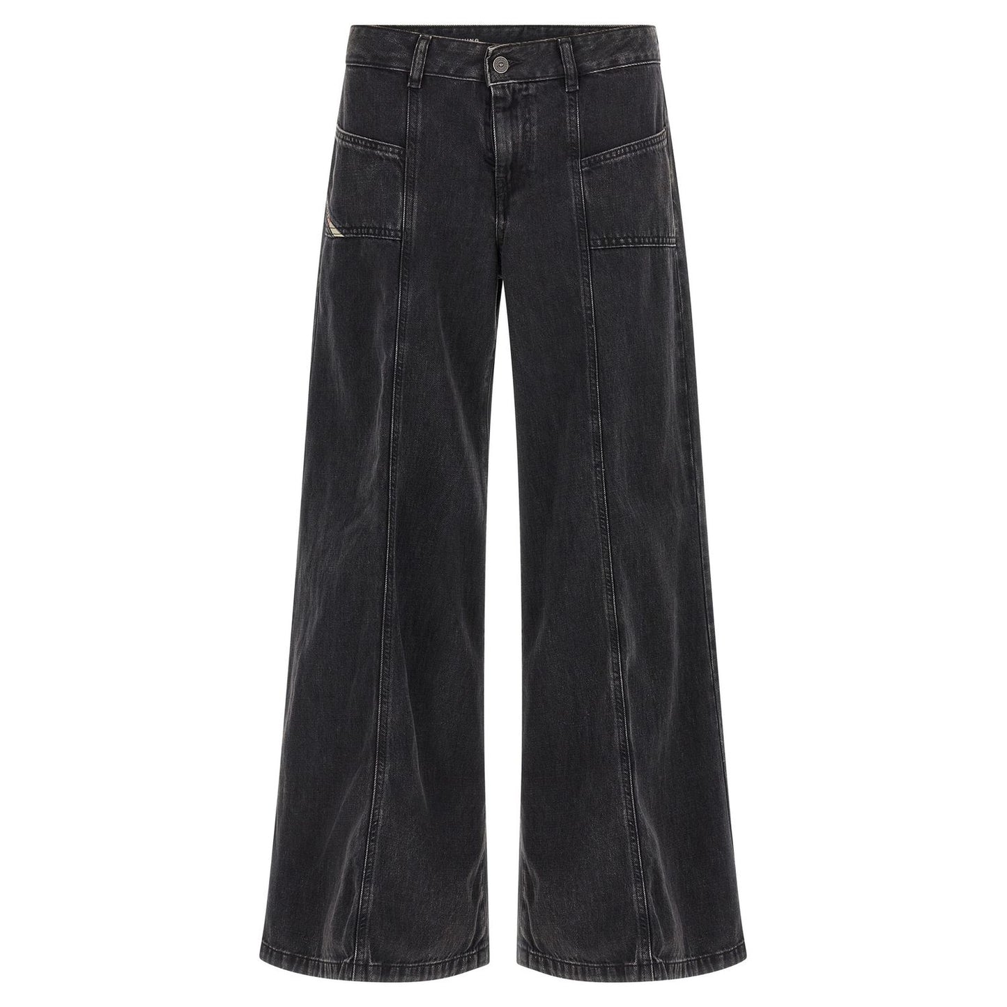 Diesel Black Cotton Jeans Denim