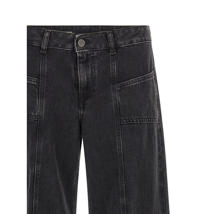Diesel Black Cotton Jeans Denim