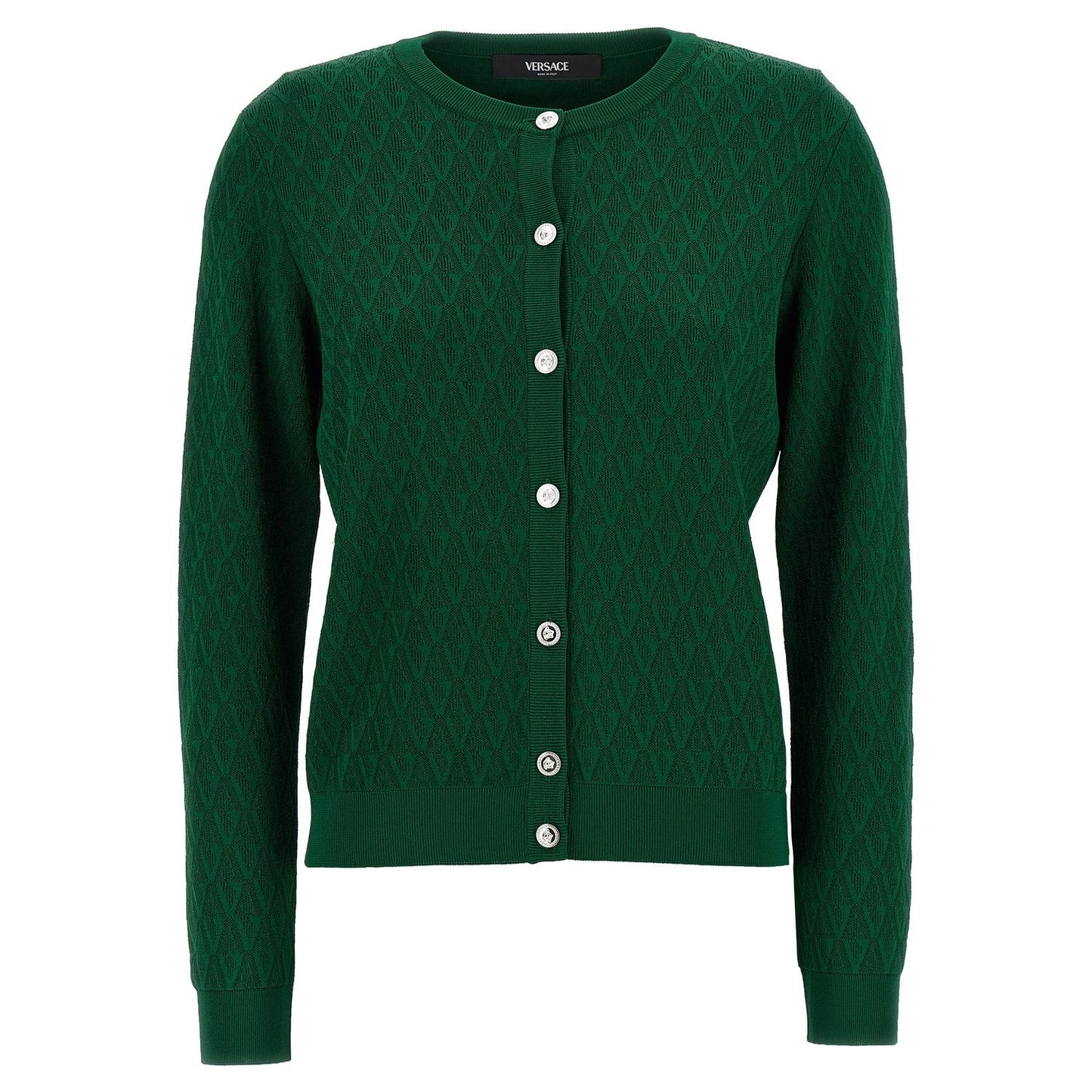 Versace Bicolor Viscose Cardigan