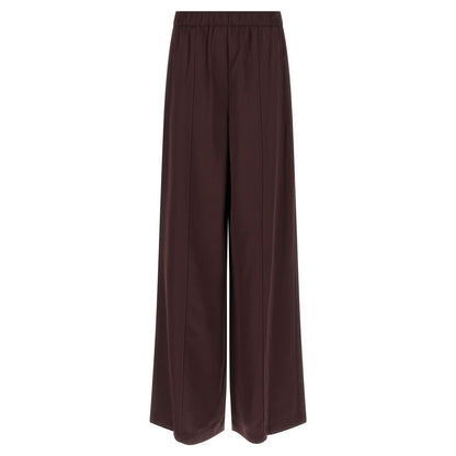 Tory Burch Bordeaux Viscose Casual Pants