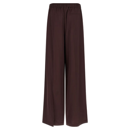 Tory Burch Bordeaux Viscose Casual Pants