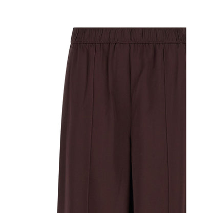 Tory Burch Bordeaux Viscose Casual Pants