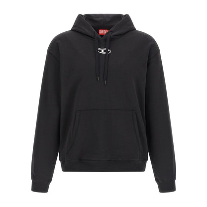 Diesel Black Cotton Sweatshirt