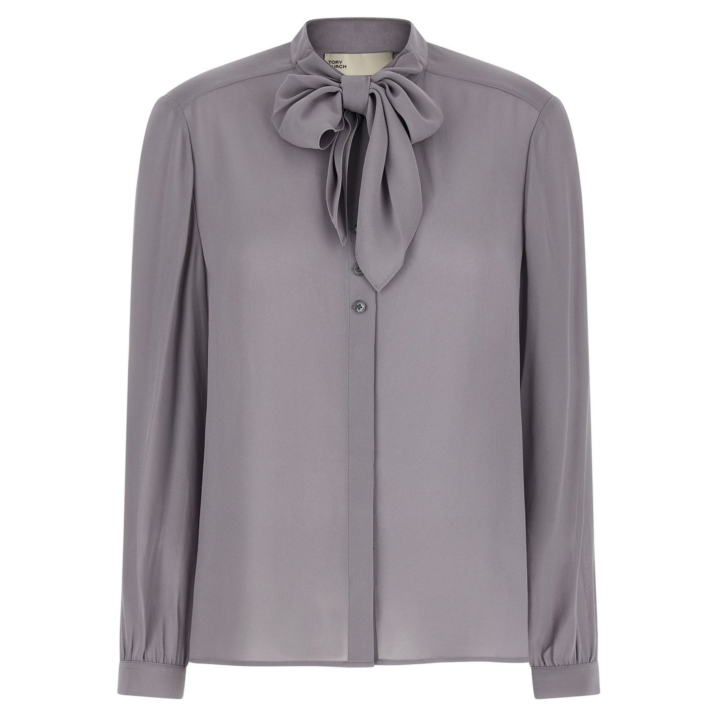 Tory Burch Gray Viscose Blouse