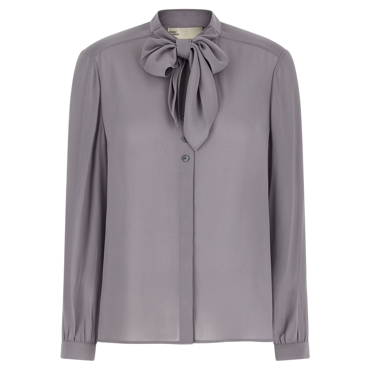 Tory Burch Gray Viscose Blouse