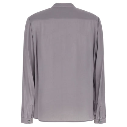 Tory Burch Gray Viscose Blouse