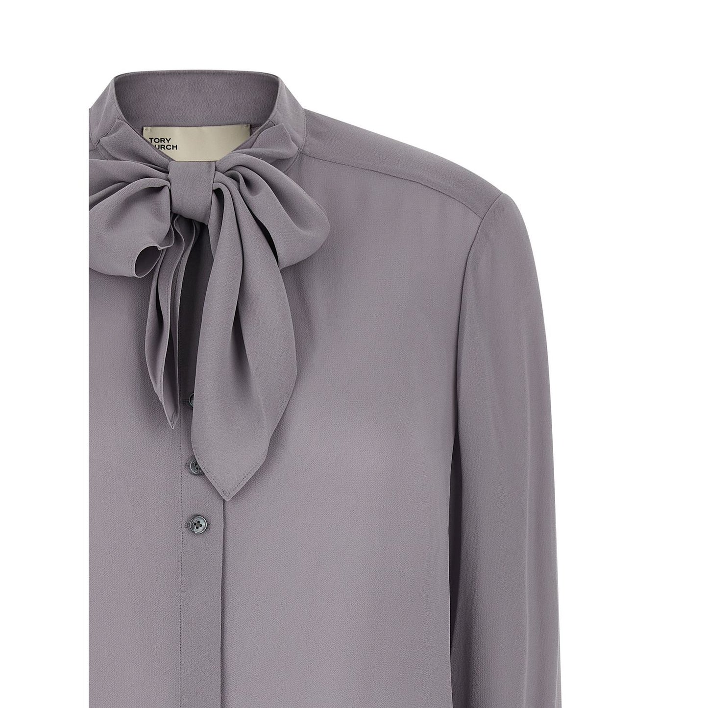 Tory Burch Gray Viscose Blouse