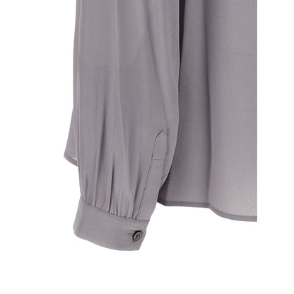 Tory Burch Gray Viscose Blouse