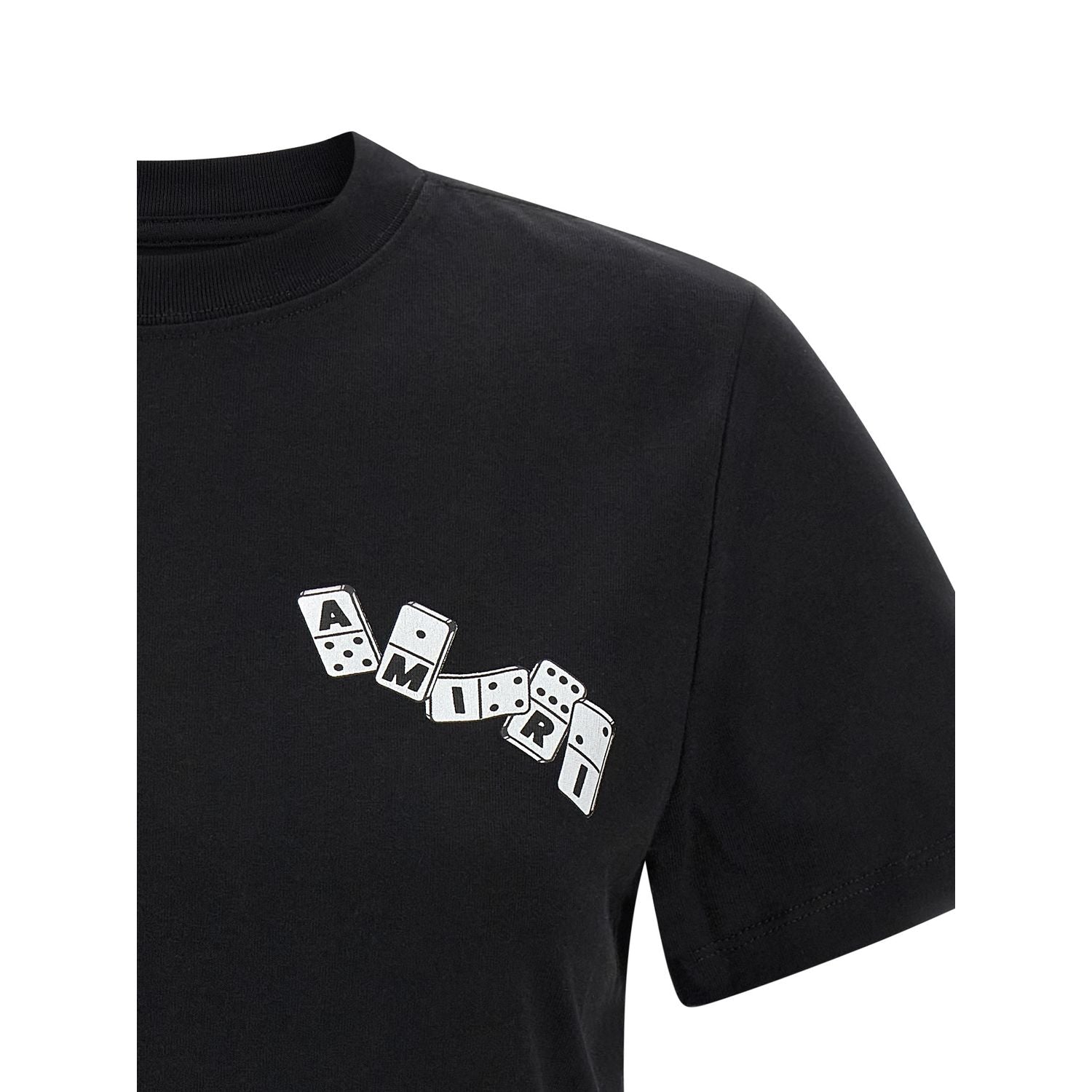 Amiri Black Cotton T-Shirt