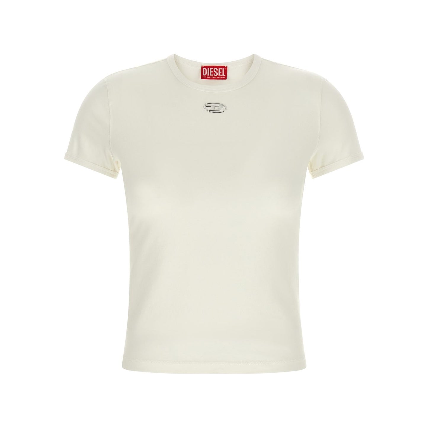 Diesel White Cotton T-Shirt