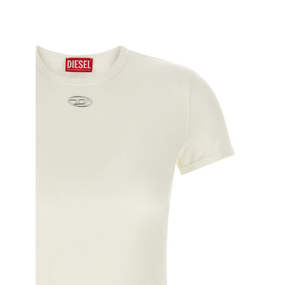 Diesel White Cotton T-Shirt