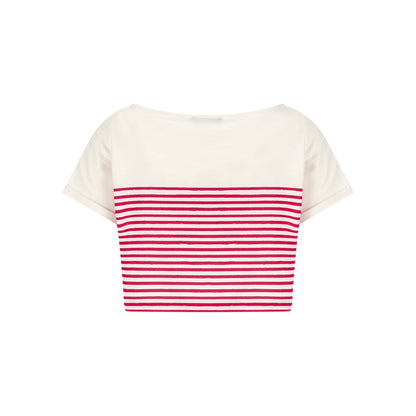 Balmain Fuchsia Cotton T-Shirt