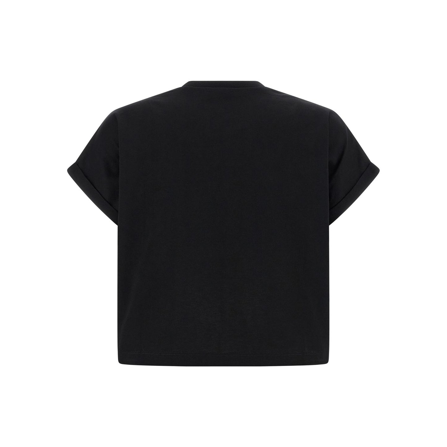 Balmain Black Cotton T-Shirt