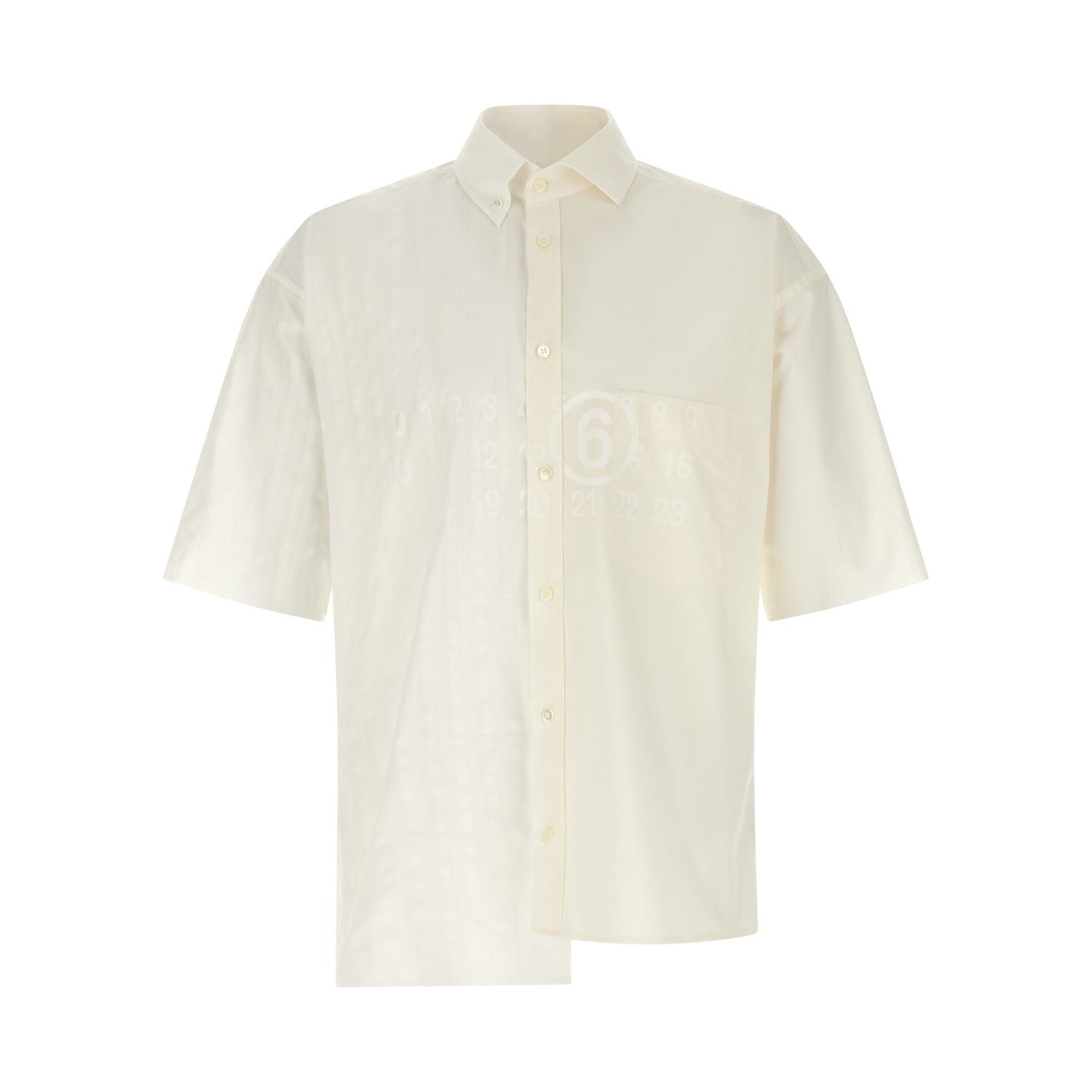 MM6 Maison Margiela White Cotton Blouse
